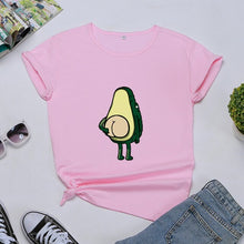 Load image into Gallery viewer, Woman Kawaii Avocado Dick Print T-Shirt