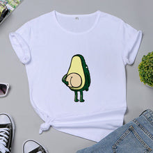 Load image into Gallery viewer, Woman Kawaii Avocado Dick Print T-Shirt
